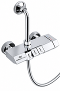 baderiebarneveld Thermostatic Shower Mixer with Hand Shower and Diverter